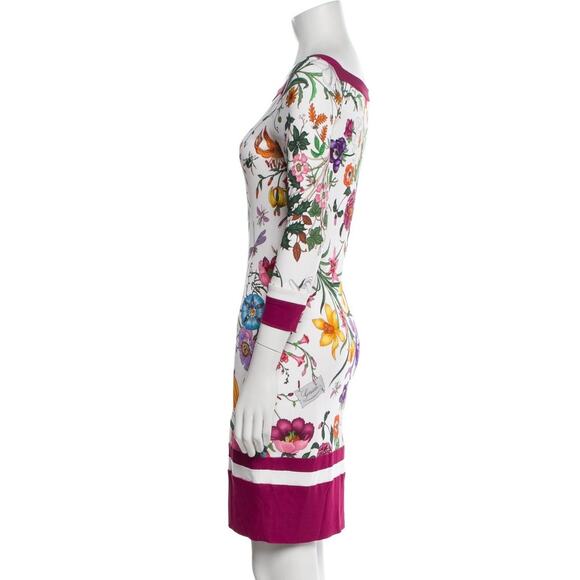 New With Tags ❤️Gucci Flora Print Mini Dress❤️ - Picture 4 of 5